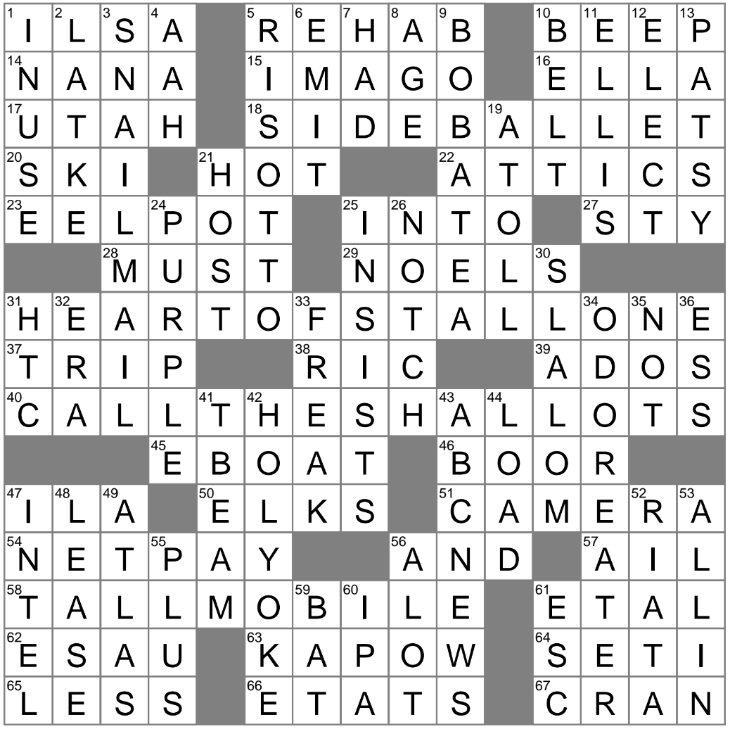 Purchase That s Worth A Shot Crossword Clue Archives LAXCrossword