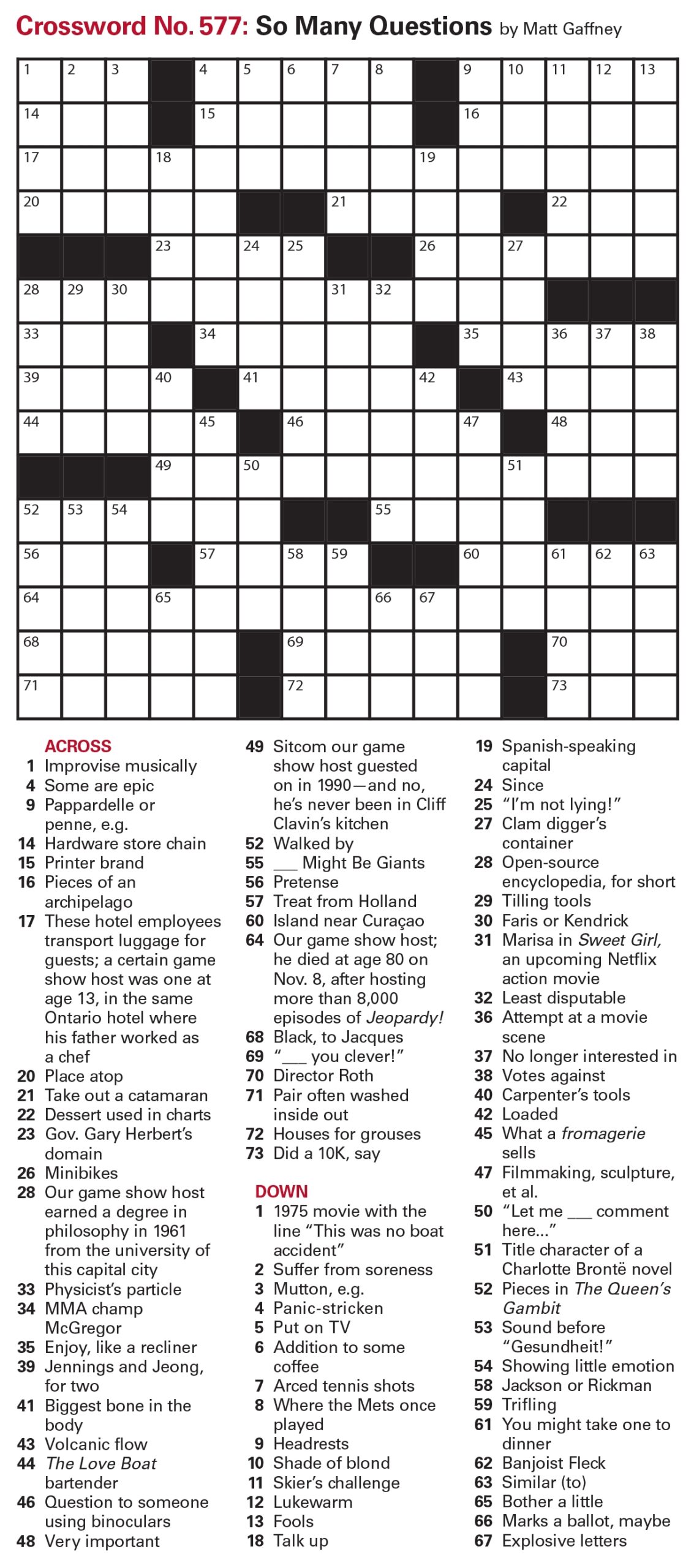 Puzzles Crossword And Sudoku Issue November 27 2020 The Week Puzzles Crossword And Sudoku Issue November 27 2020 The Week