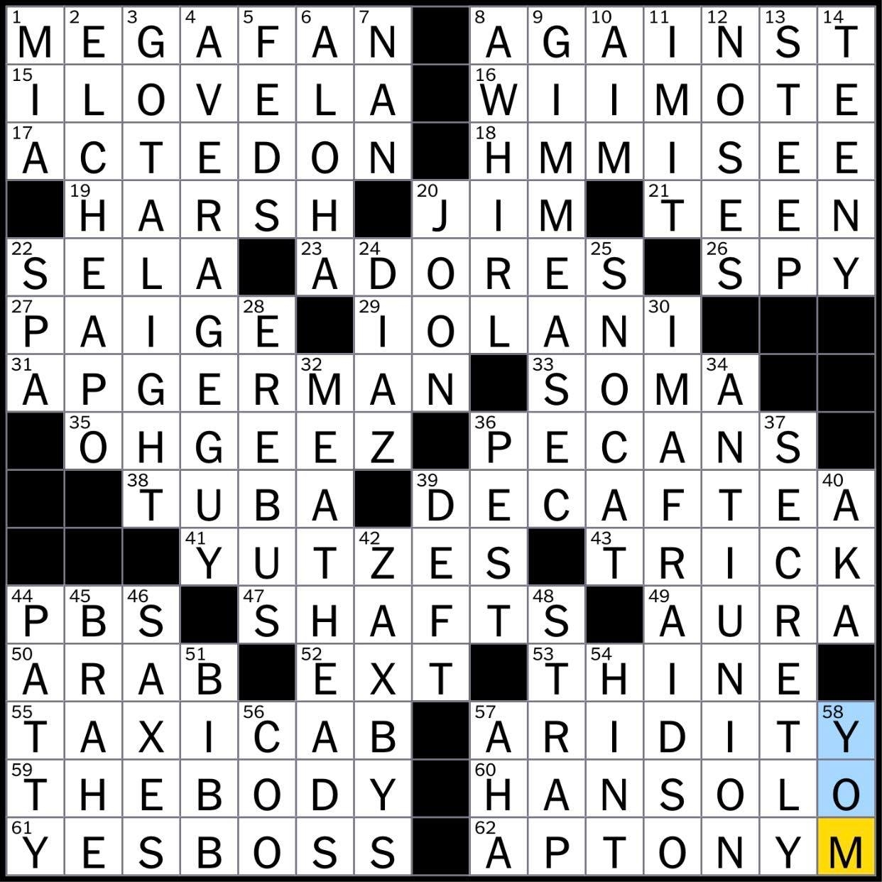 yiddish word meaning foolish crossword
