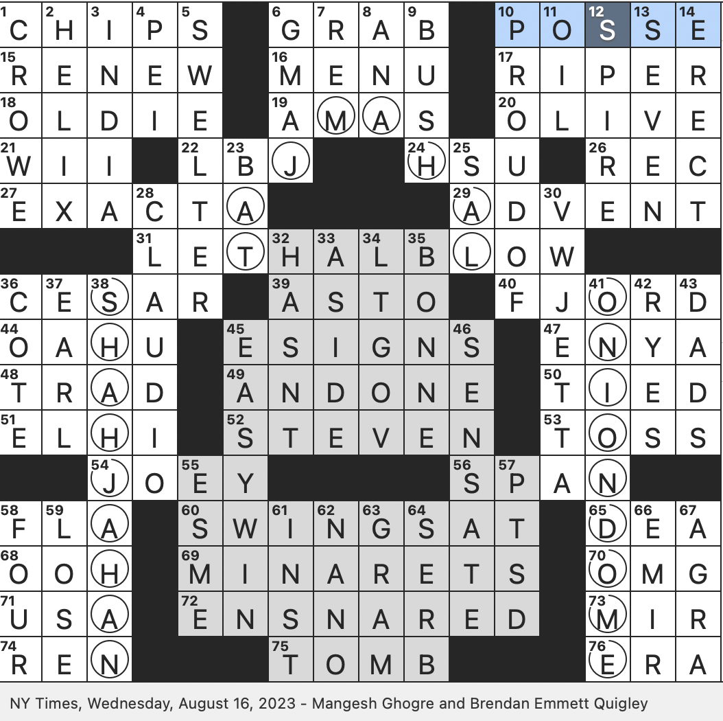 Rex Parker Does The NYT Crossword Puzzle Golf Alternative In Brief WED 8 16 23 Builder Of The Monument Depicted In This Puzzle Focus Of Some Cognitive Therapy For Short