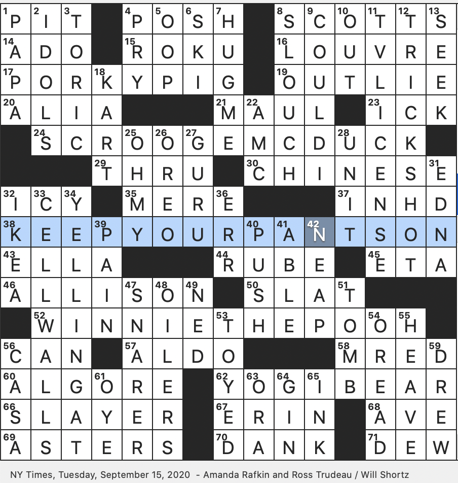 Rex Parker Does The NYT Crossword Puzzle Mountain Nymph TUE 9 15 20 Giant In Media Streaming Disney Character Based On Dickens Character Like Gunpowder And Seismometer By Origin Rex Parker Does The NYT Crossword Puzzle Mountain Nymph TUE 9 15 20 Giant In Media Streaming Disney Character Based On Dickens Character Like Gunpowder And Seismometer By Origin