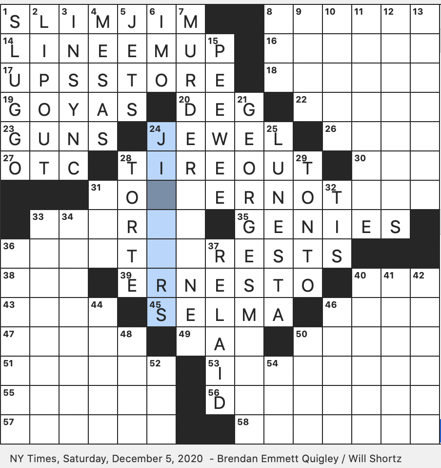 part of qed crossword