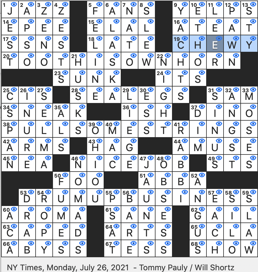 not too dirty crossword