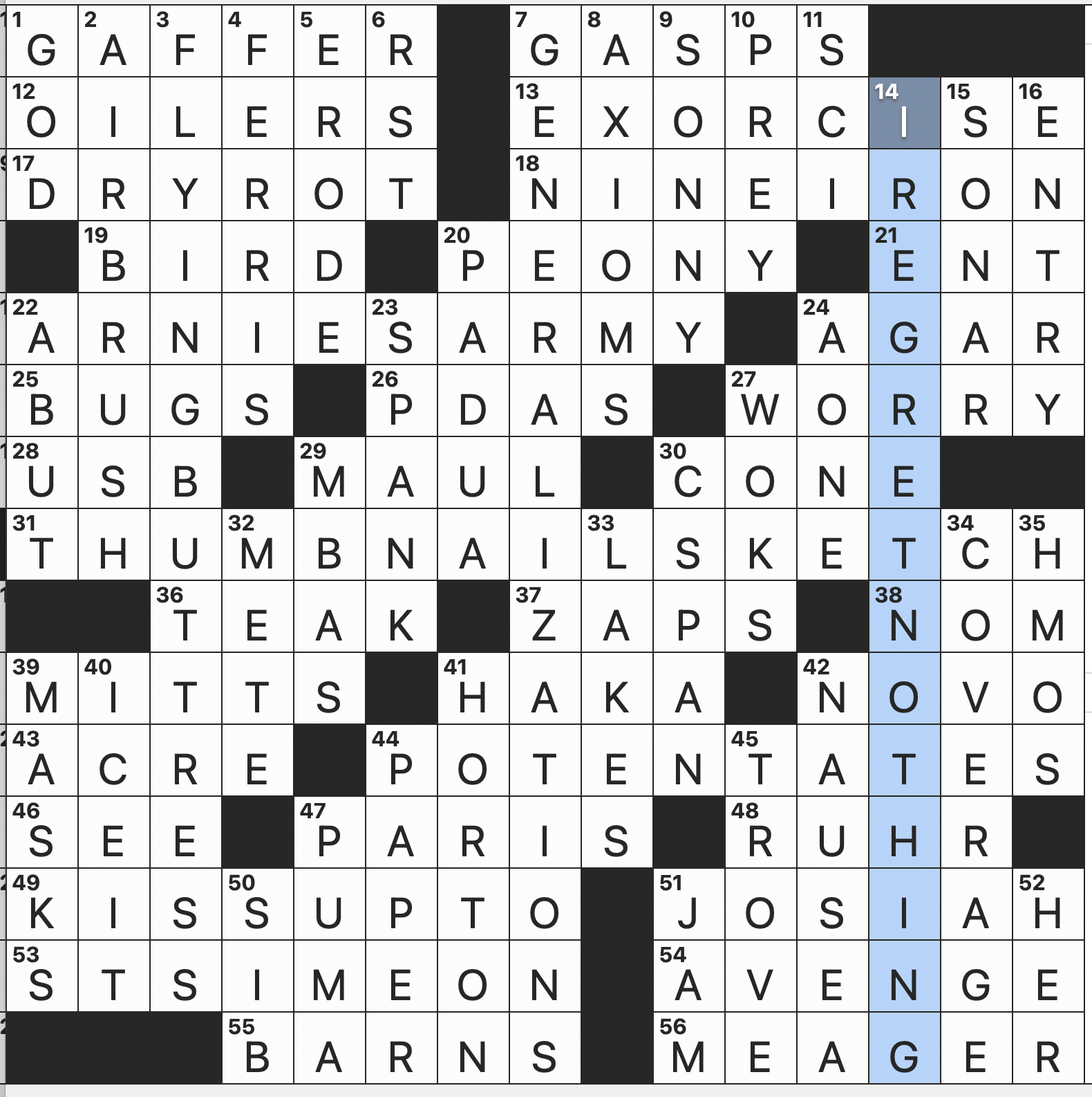 Saturday February 7 2026 Diary Of A Crossword Fiend