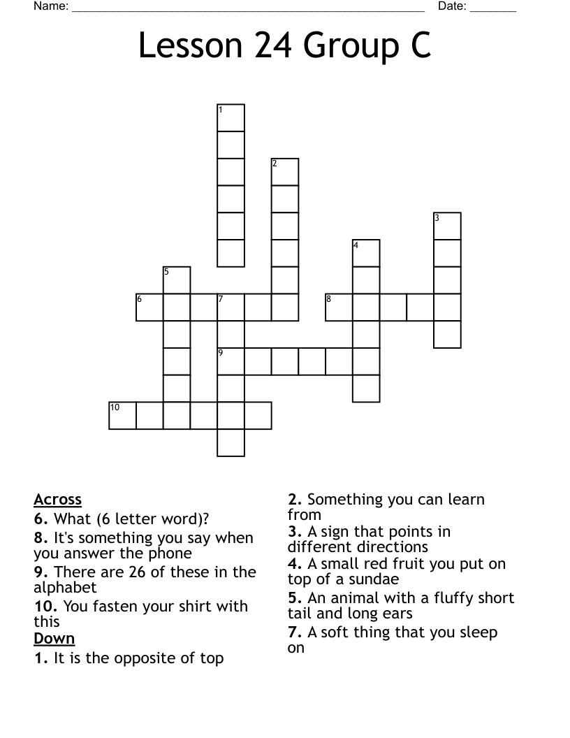 shirt tail crossword