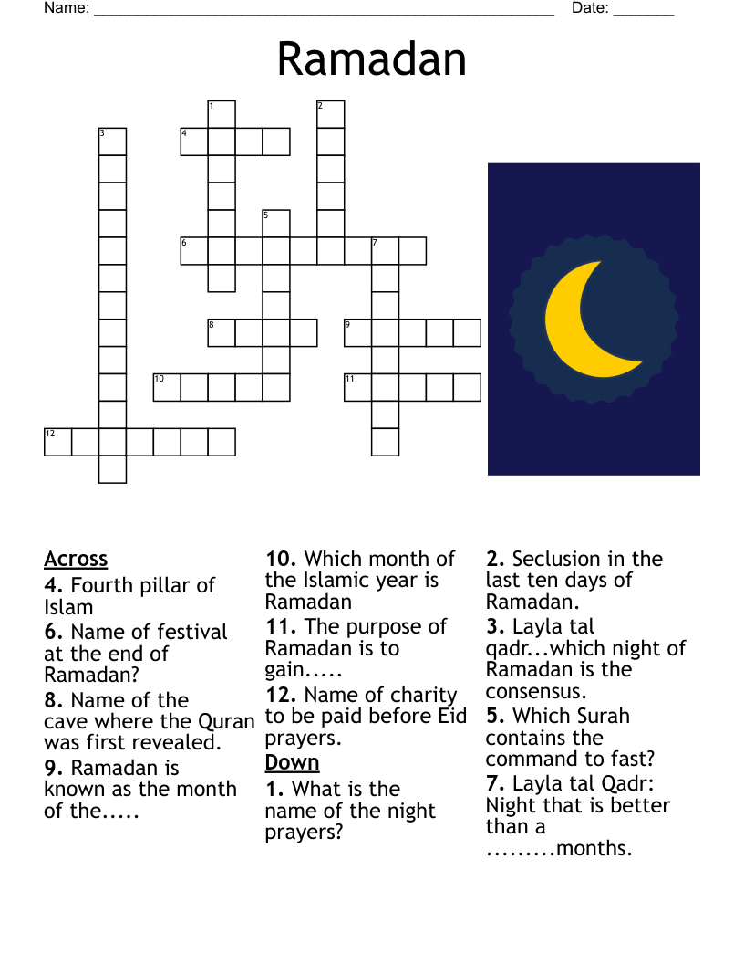 crossword give zakat