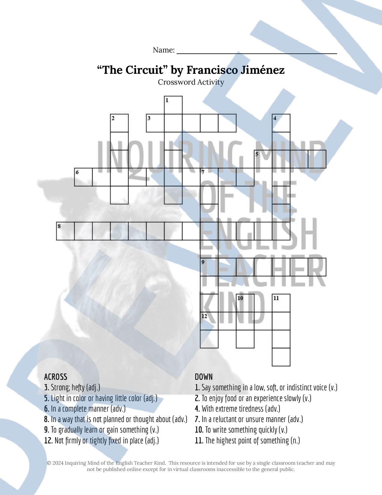 virtual representation crossword