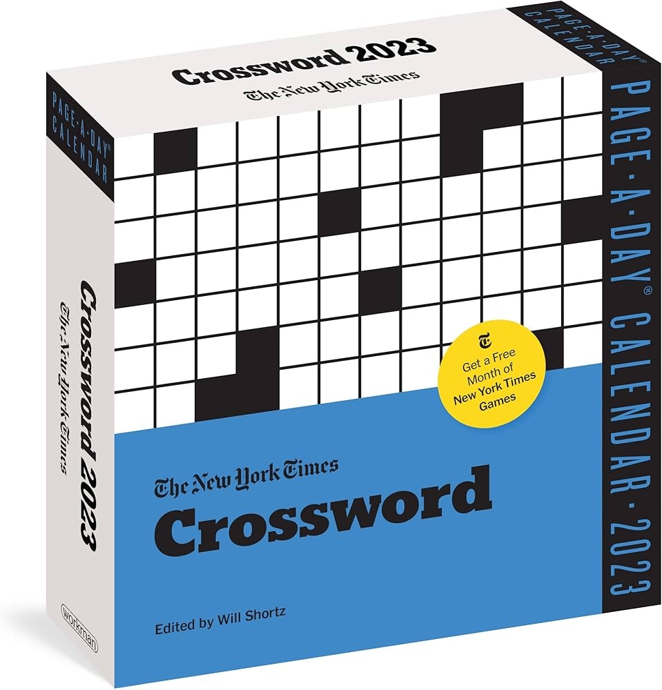 The New York Times Crossword Page A Day Calendar 2023 Workman Calendars Shortz Will 9781523516728 Amazon Books