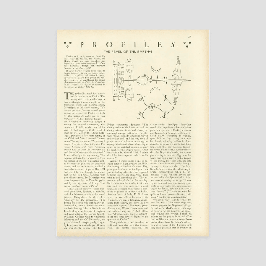 The Revel Of The Earth I The New Yorker