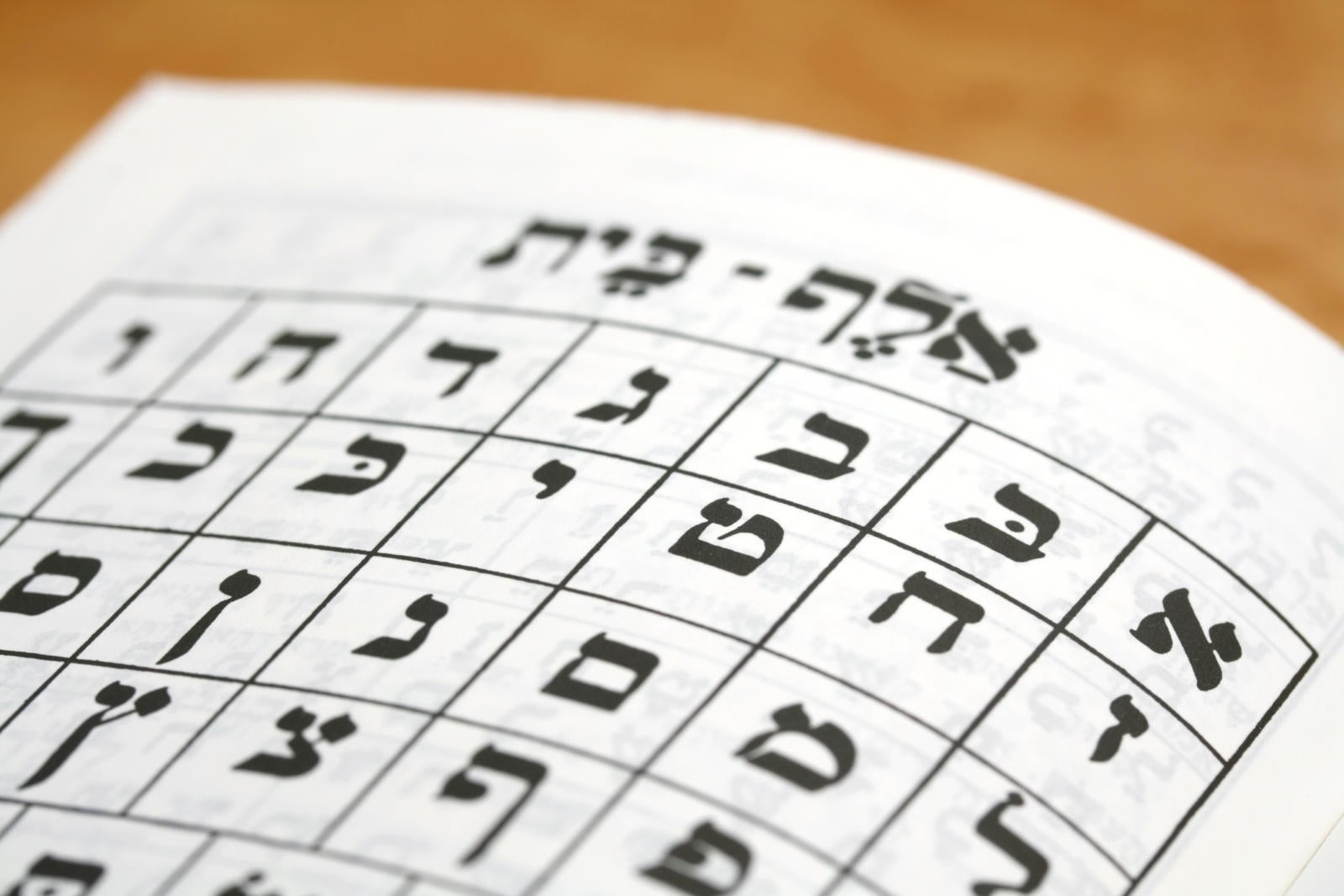 first hebrew letter crossword