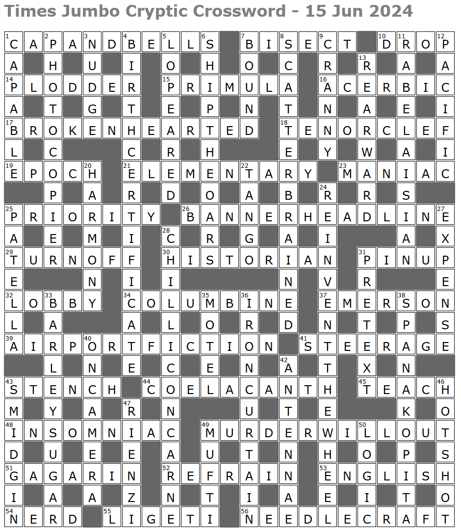 Times Jumbo Cryptic Crossword 1679 Lucian Poll s Web Ramblings