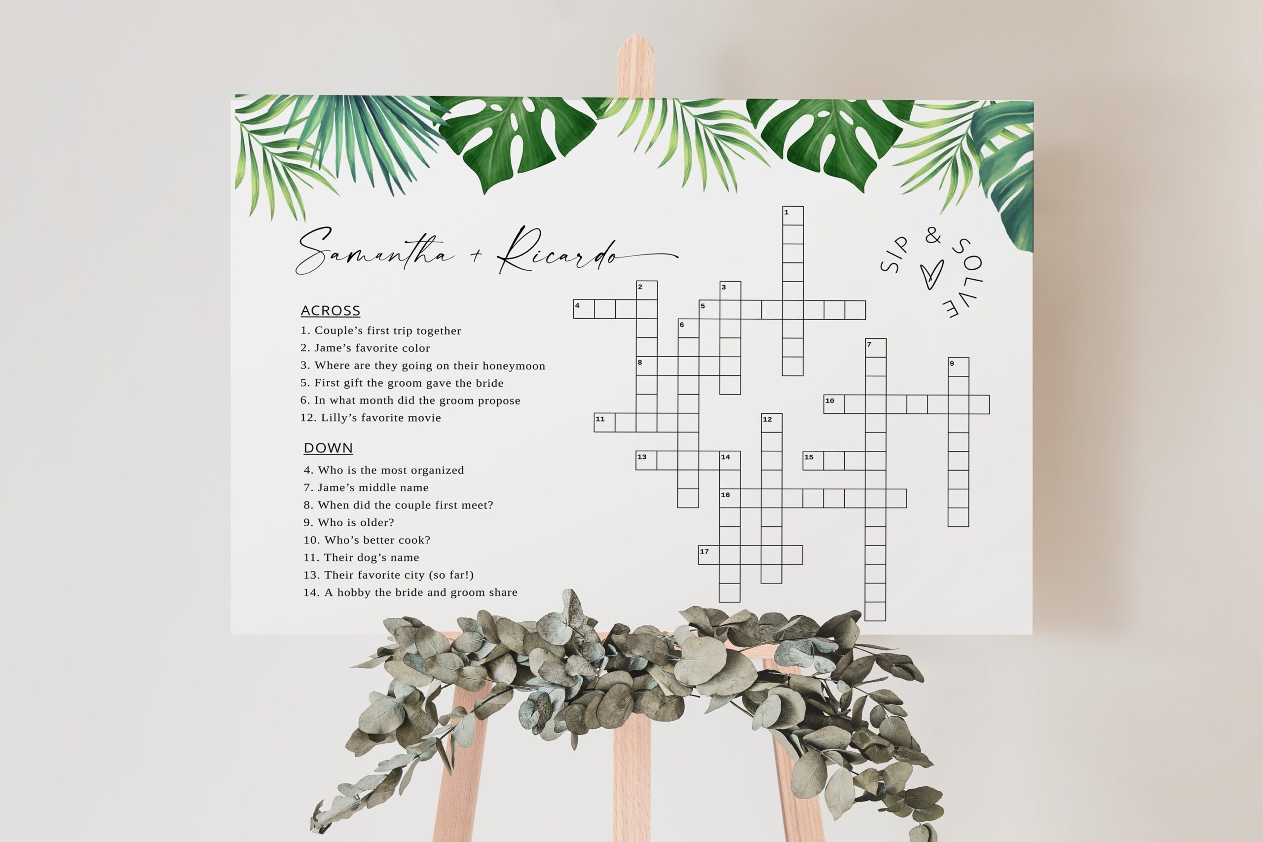 Tropical Wedding Crossword Puzzle Game Destination Wedding Game Trivia Beach Wedding Decorations Wedding Printable Crossword Trivia Guest Etsy Tropical Wedding Crossword Puzzle Game Destination Wedding Game Trivia Beach Wedding Decorations Wedding Printable Crossword Trivia Guest Etsy