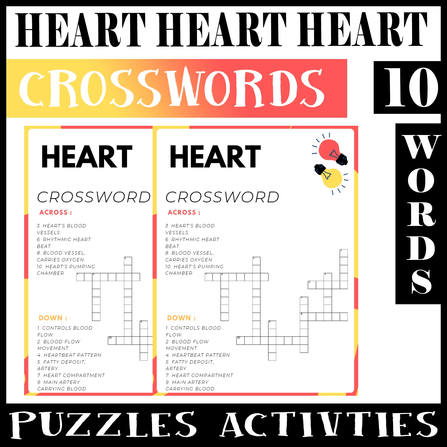 Valentine Goodies No Prep Crossword Puzzle Worksheet Activity For Morning Work Made By Teachers Valentine Goodies No Prep Crossword Puzzle Worksheet Activity For Morning Work Made By Teachers