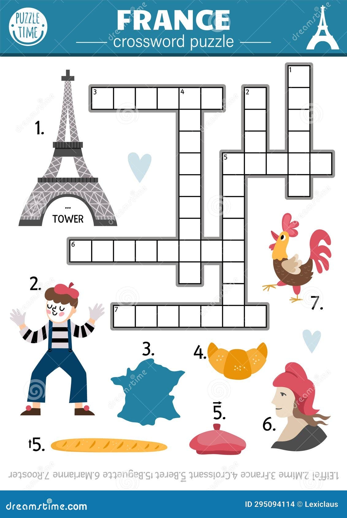 Vector France Crossword Puzzle For Kids Simple French Quiz For Children With Traditional Symbols Stock Vector Illustration Of Mime Word 295094114 Vector France Crossword Puzzle For Kids Simple French Quiz For Children With Traditional Symbols Stock Vector Illustration Of Mime Word 295094114
