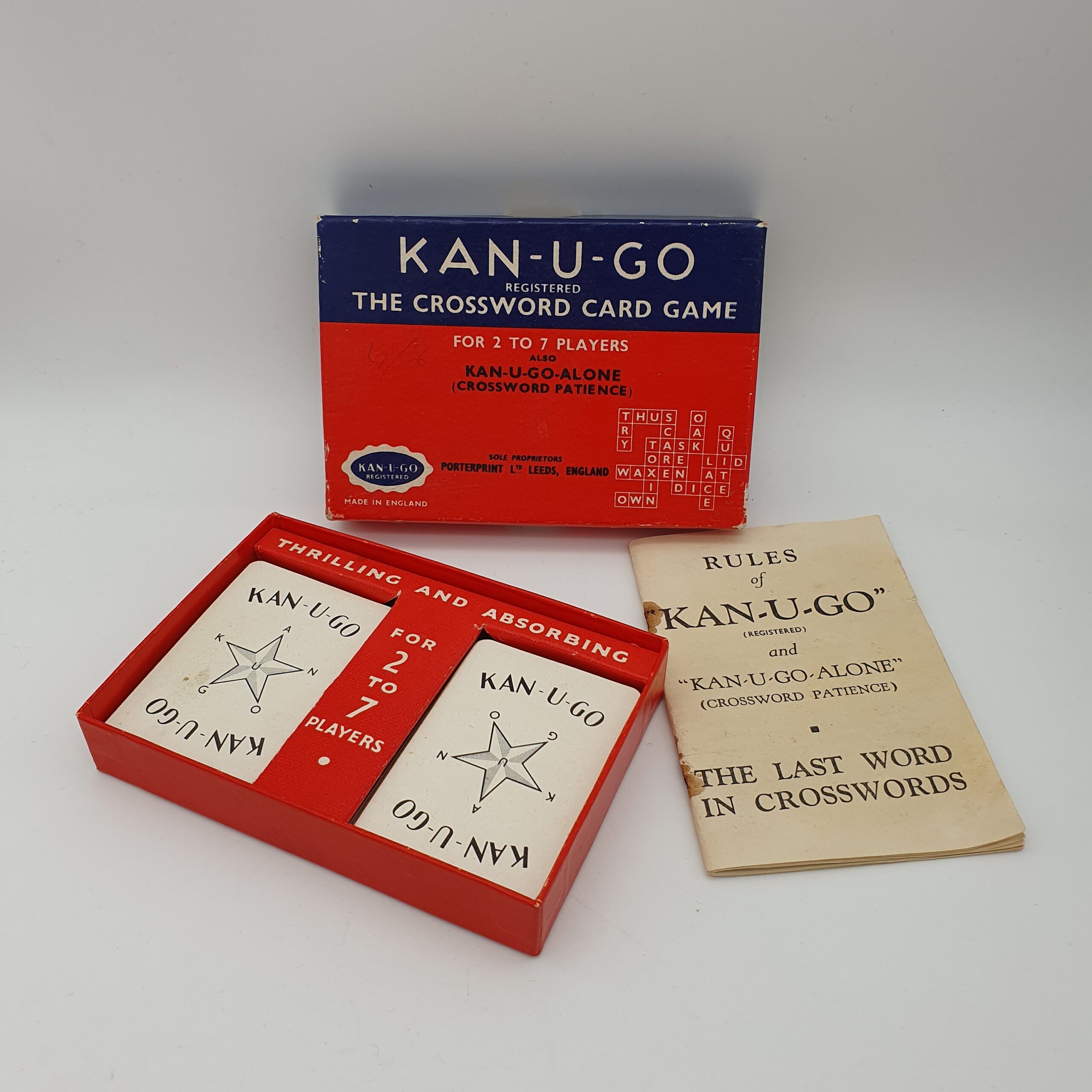 Vintage Card Game Kan u go Crossword Game Etsy Vintage Card Game Kan u go Crossword Game Etsy