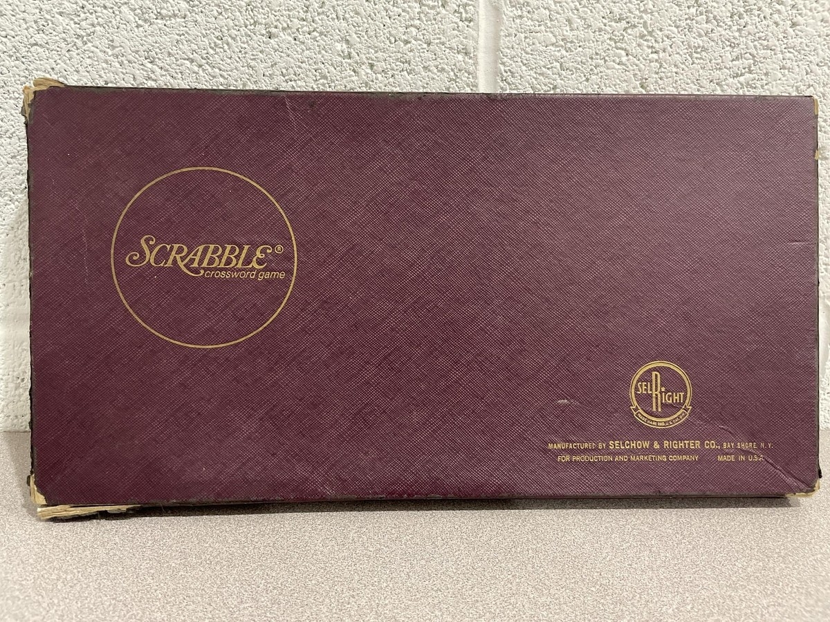 Vintage Scrabble CrossWord Game Complete EBay Vintage Scrabble CrossWord Game Complete EBay