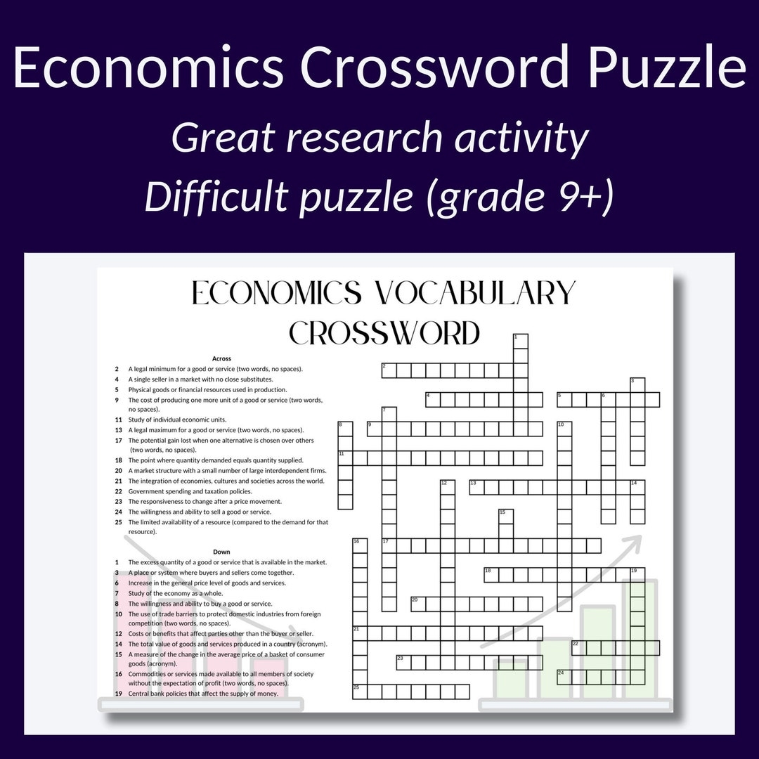 Vocabulary Crossword Puzzle Answers A Doll 039 s House Part Economics Vocabulary Crossword Puzzle microeconomics And