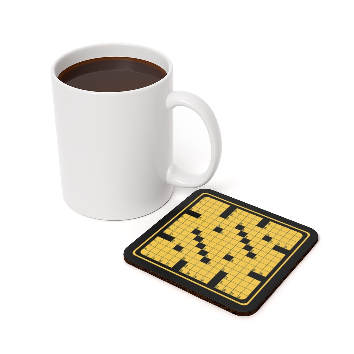 Warning Sign Coaster Crossword Sign Bumbleduck Fine Goods